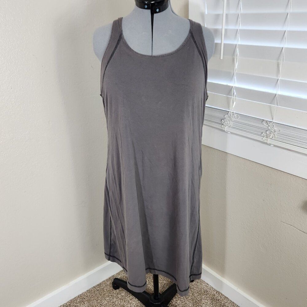 Eileen Fisher Tank Top Dress Size XL GUC Gray